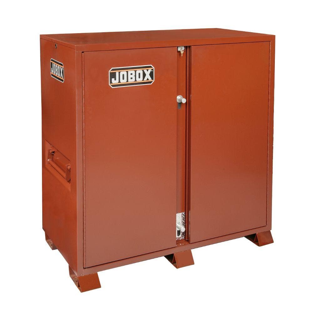 Crescent Jobox 60 in. W x in. 24 in. D x 60 in. H Heavy Duty Steel, 2 Door,  Drawer Storage Cabinet with Site-Vault Locking System 1-679990 - The Home  