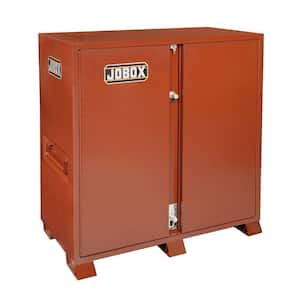 Jobox 60 in. W x in. 24 in. D x 60 in. H Heavy Duty Steel, 2 Door, Drawer Storage Cabinet with Site-Vault Locking System