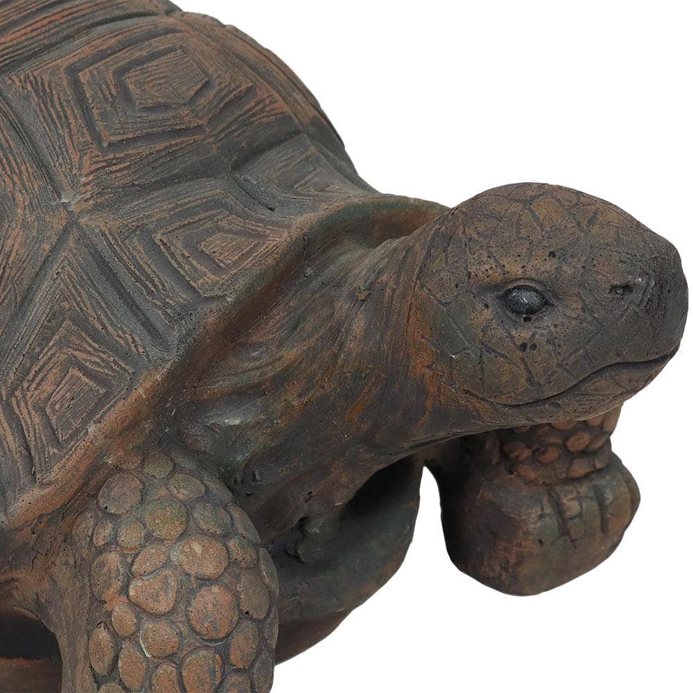 Tanya the Tortoise Large Brown Poly-Concrete Garden Statue