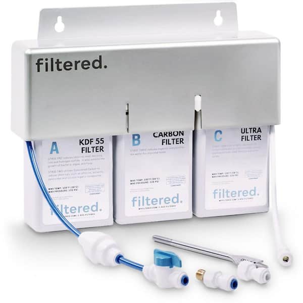 Inline Water Filter System For Refrigerator And Ice Makers