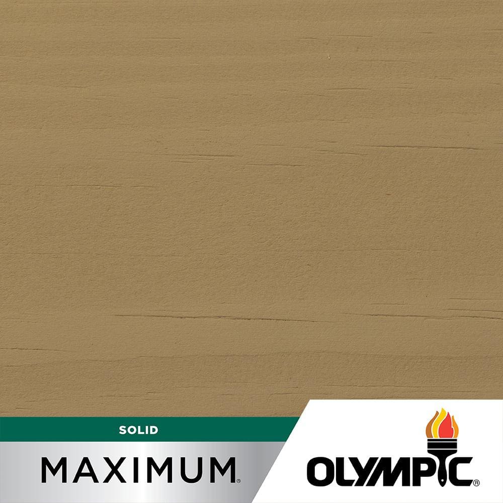 Olympic Maximum 5 gal. SC-1009 Beige Gray Solid Color Exterior Stain ...