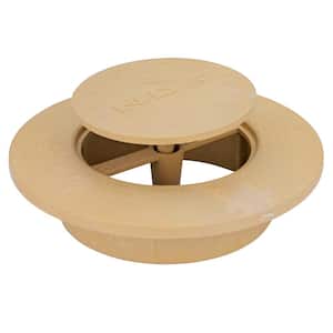 Pop-Up Drainage Emitter for 3 in. and 4 in. Drain Fittings, Sand Plastic