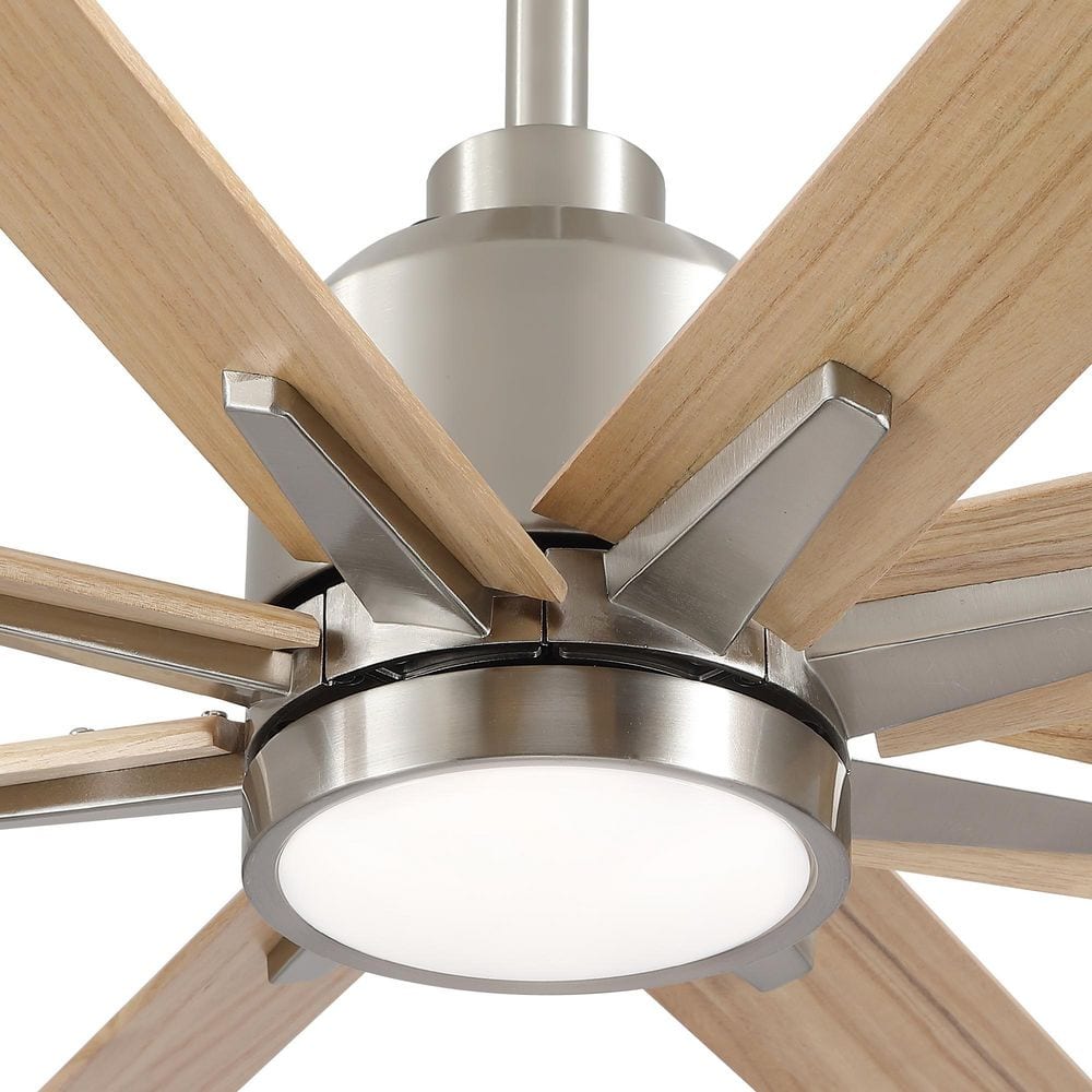 84 in. Indoor Silver Ceiling Fan with Dimmable LED Light and Remote Control for Bedroom, Living Room, Dining Room price history on PriceWatchPro