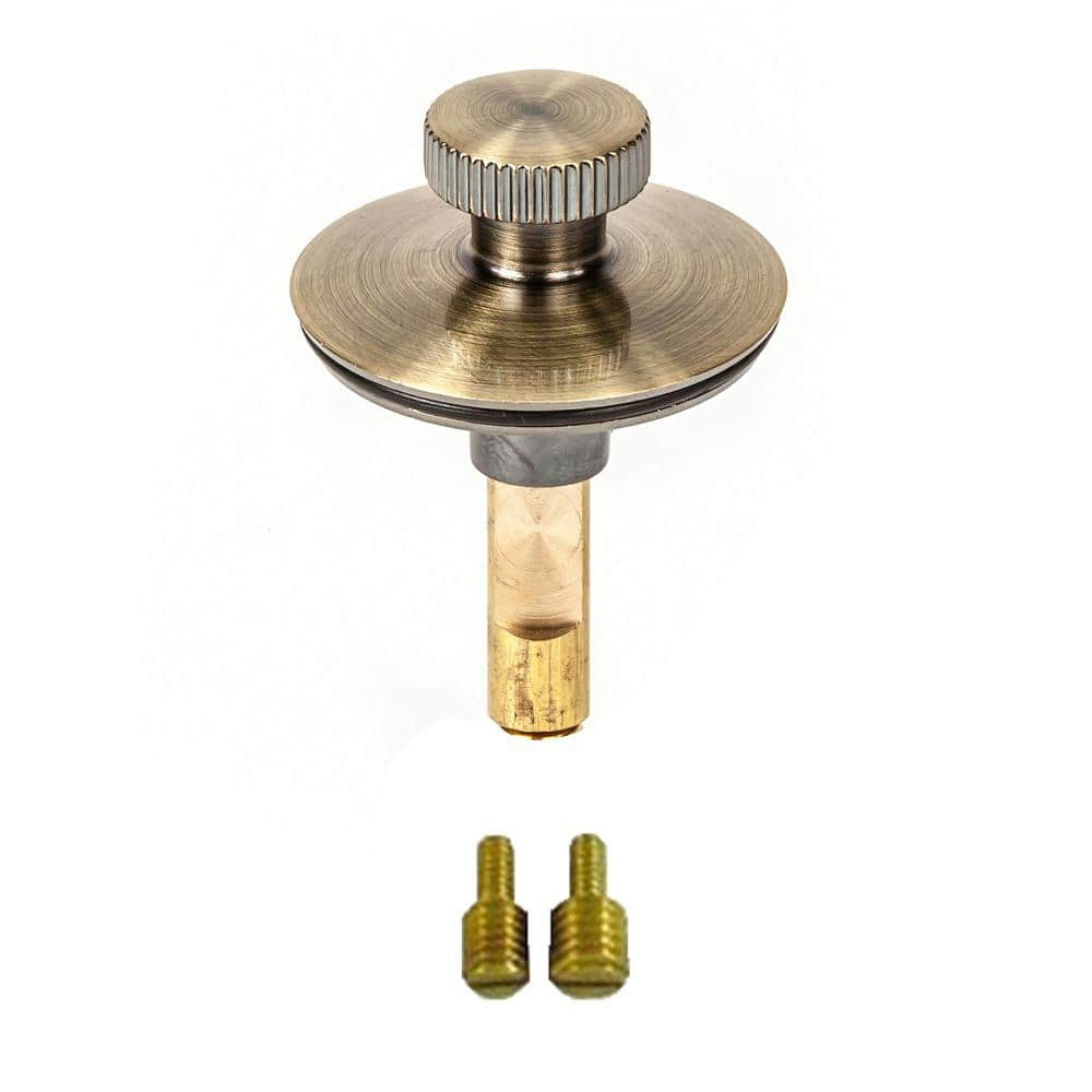 PF WaterWorks Universal Bathtub Drain Protector Strainer in Antique Brass  PF0932-AB - The Home Depot