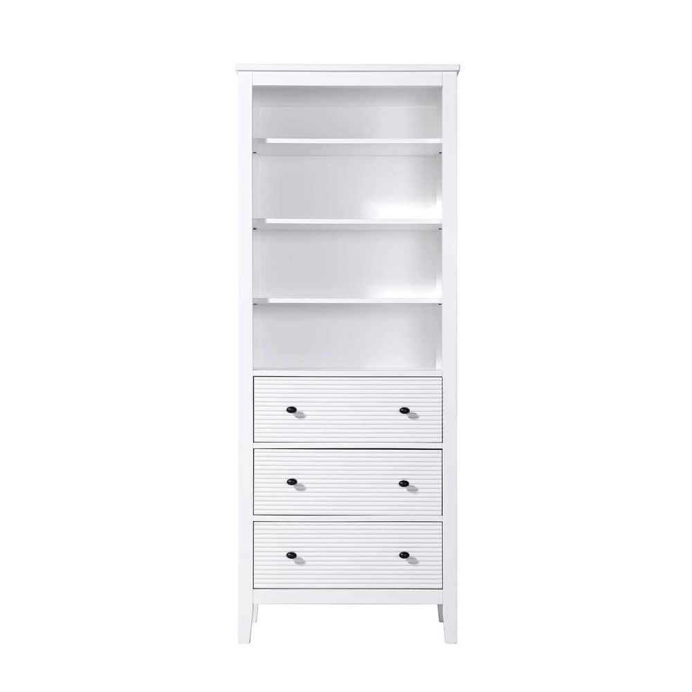 28 in. W x 18 in. D x 72 in. H White Freestanding Linen Cabinet price history on PriceWatchPro