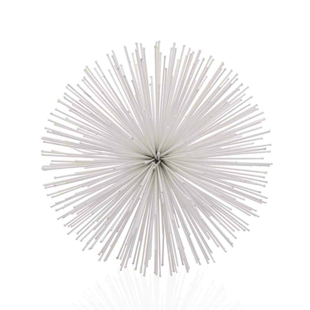 HomeRoots Metal Spiky Sphere Decor 2000480037 - The Home Depot