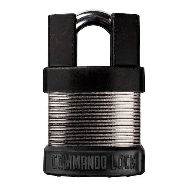 Commando Lock Total Guard 1-3/4 in. Bolt Cutter Proof High Security Keyed Padlock W 1-1/8 in. Shackle Weather Resistant Military-Grade
