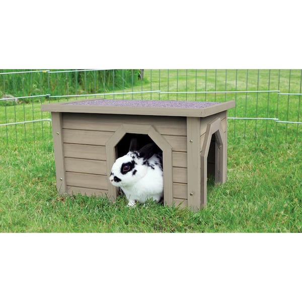 TRIXIE Natura Small Animal House, Gray-Green 62397 - The Home Depot