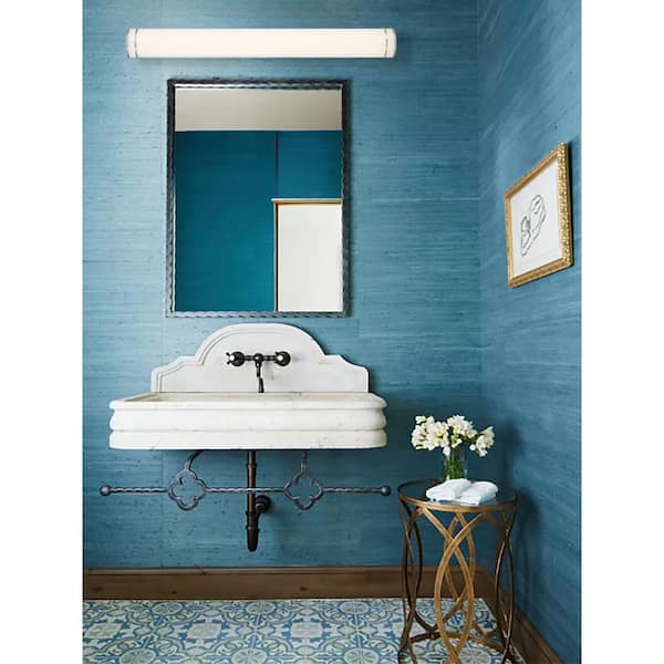 Minka Lavery Vantage 48 in. 1-Light Brushed Nickel CCT LED Vanity