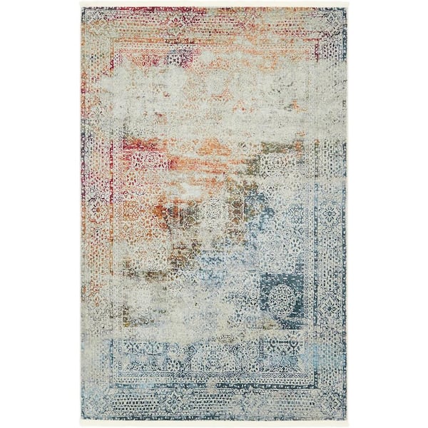 Unique Loom Baracoa Marimelena Multi 5' 5 x 8' 0 Area Rug