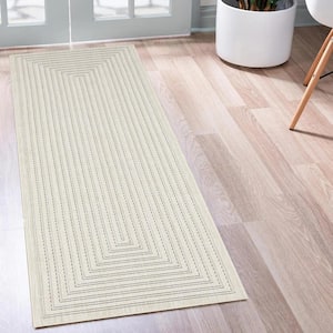 Viola Ivory 2 ft. x 8 ft. Indoor/Outdoor Area Rug