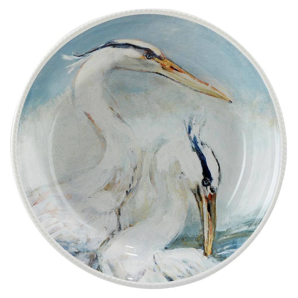 Photos - Tray Certified International Shorebirds 13 in. 144 fl.oz Assorted Colors Earthenware Serving Bowl 28846 