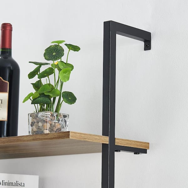 Lloyd Premium Black Wall Shelf