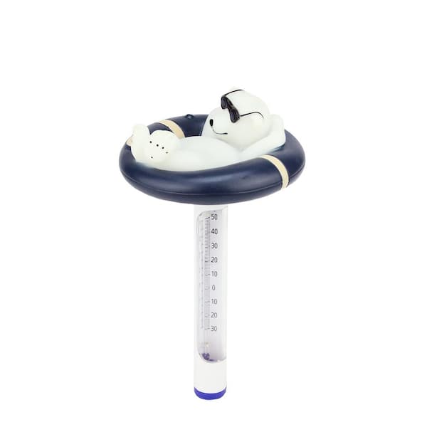 Northlight 8.25 in. H Polar Bear Floating Swimming Pool Thermometer