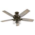 Crown Canyon 52 in. Indoor Regal Bronze Ceiling Fan with Light