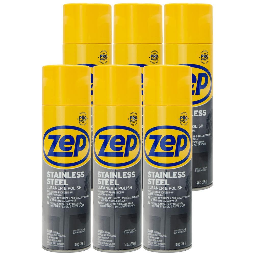 ZEP 14 oz. Stainless Steel Polish (6Pack) ZUSSTL14 The Home Depot
