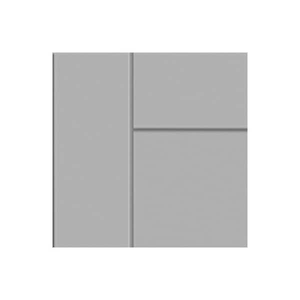 Arlington Veiled Gray Plywood Shaker Assembled Kitchen Cabinet Door Sample 7.5 in W x 0.75 in D x 7.5 in H