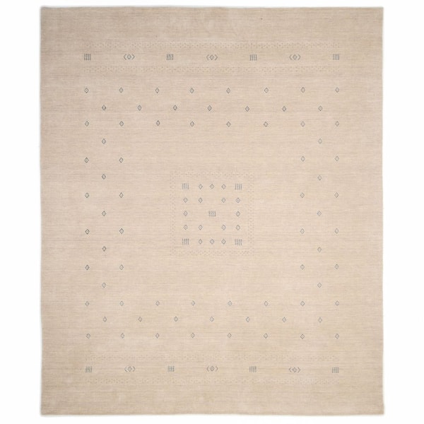 Simi Handmade Southwestern Beige 8 ft. 0 in. x 10 ft. 0 in. Area Rug