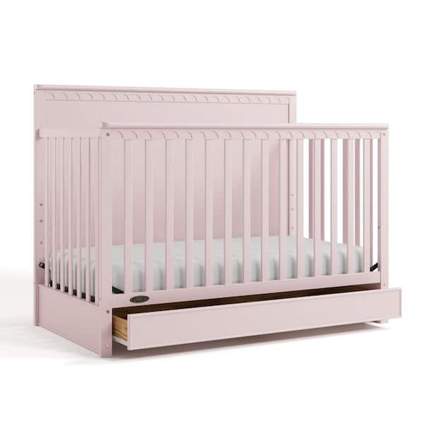 Graco Sasha White 5-in-1 Convertible Crib with Drawer 04621-101