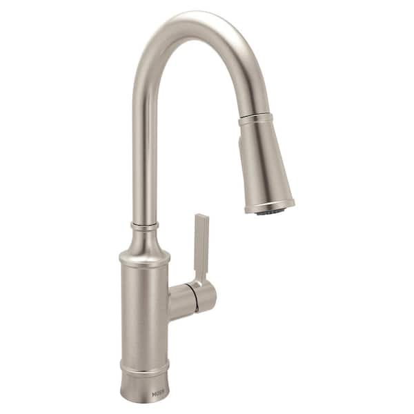 Gilden Single Handle Pull-Down Sprayer Kitchen Faucet with Reflex and Power Boost in Spot Resist Stainless