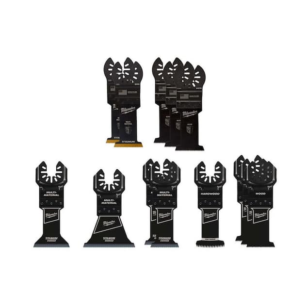 Milwaukee 5PC OMT w/ 1 NITRUS Oscillating Multi-Tool Blade Kit (8-Piece)