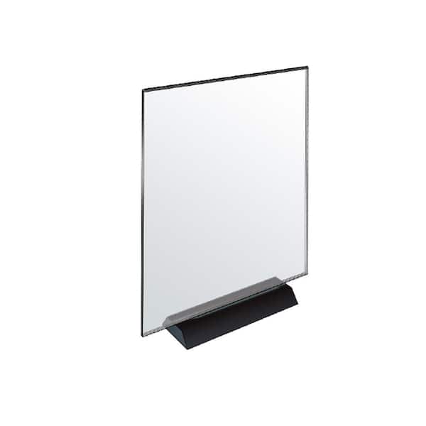 8.5 in. x 11 in. Acrylic Sign Holder on Weighted Black Base (Pack of 2)