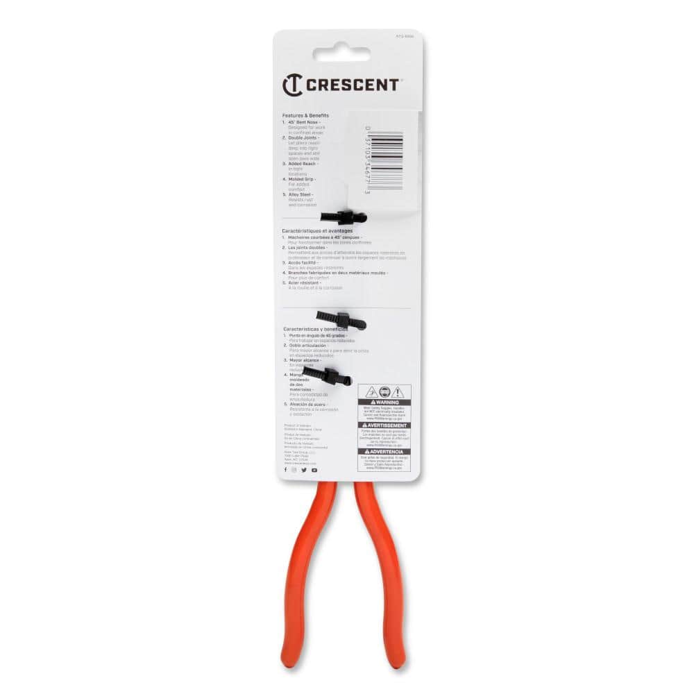 Crescent 13" X2™ Dual Material Long Reach Bent Nose Pliers - PSX201C-06 C49