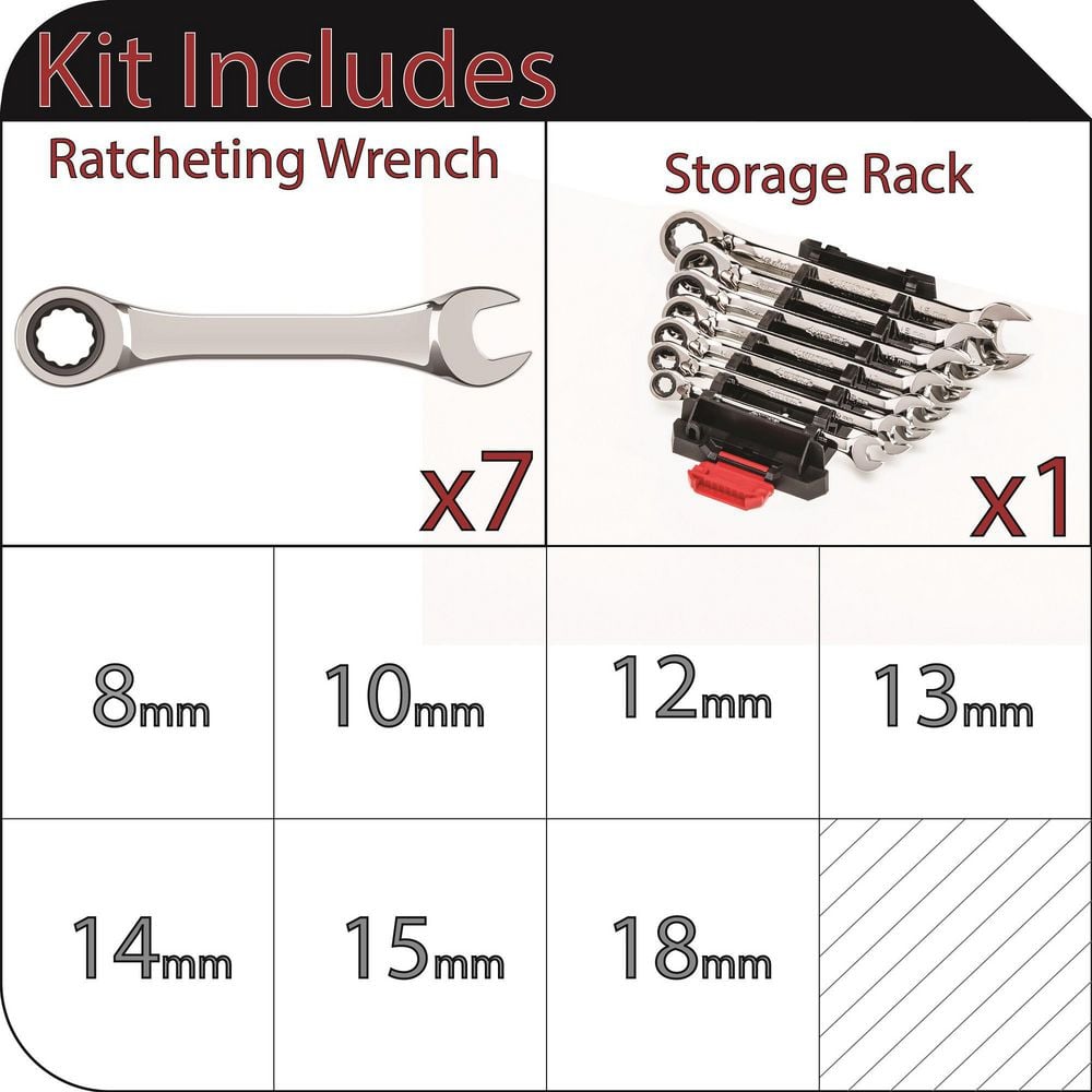Buy Ratcheting MM Combination Wrench Set (7Piece) Online at Lowest