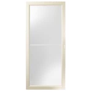 36 in. x 80 in. 3000 Series Almond Right-Hand/Outswing Self-Storing Easy Install Aluminum Storm Door
