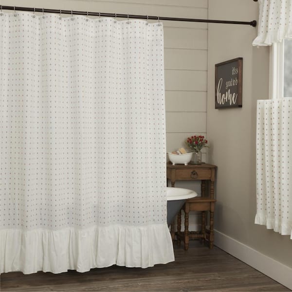 Abigail Ruffled Shower Curtain