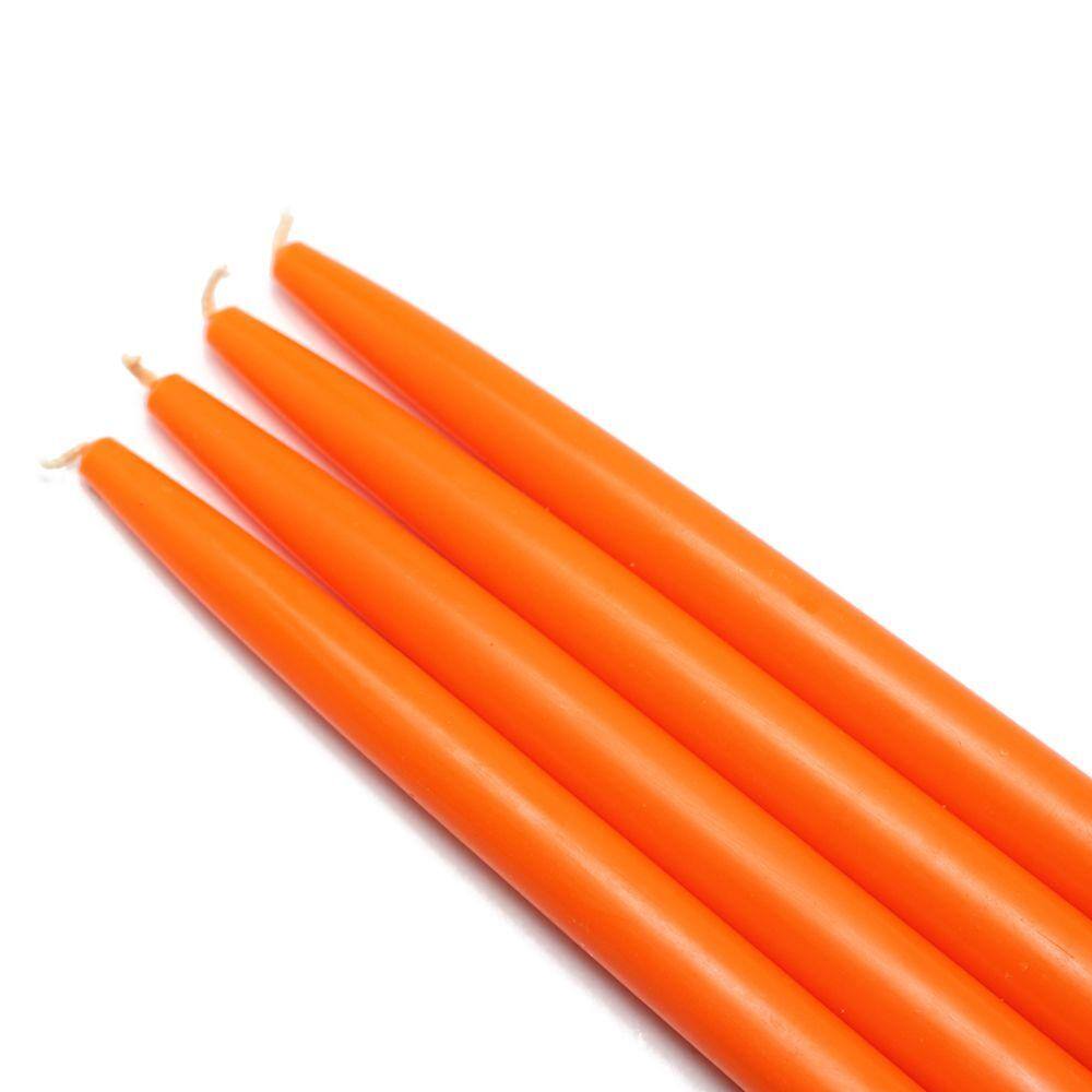 UPC 685024159653 product image for Zest Candle 10 in. Orange Taper Candles (12-Set) | upcitemdb.com