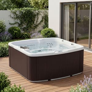 Leganza 6-Person 90-Jet 230V Hot Tub with Lounge Seating