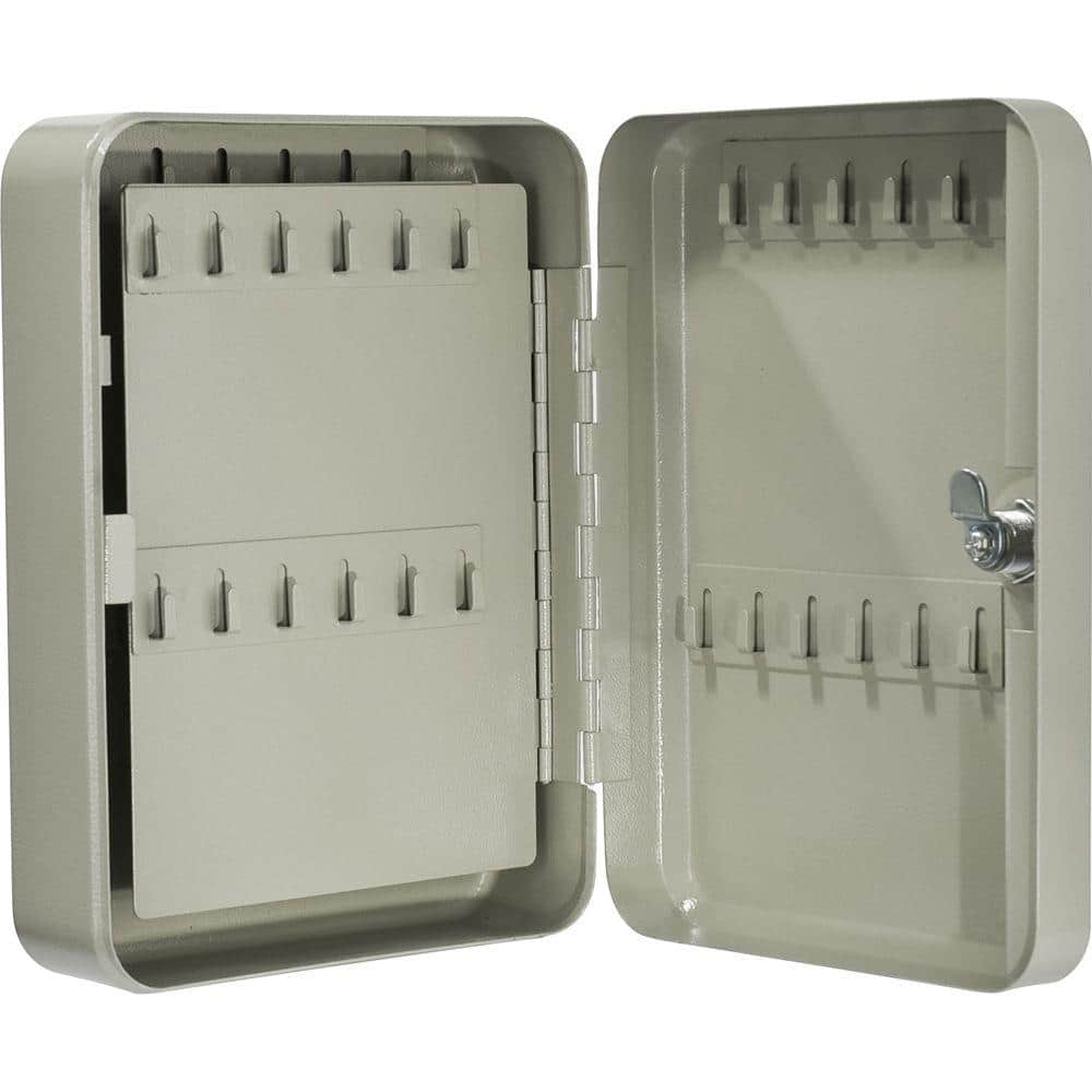 Beige Steel 48-Position Wall-Mounted Key Safe Box