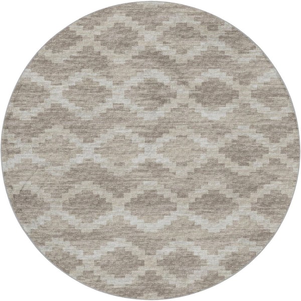 Addison Rugs Dream Shag Premium Machine Washable Abstract ADS115 Tan 8 ...