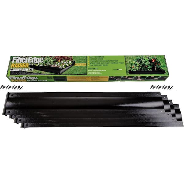 42"L X 42"W Black FiberEdge Rasied Garden Bed