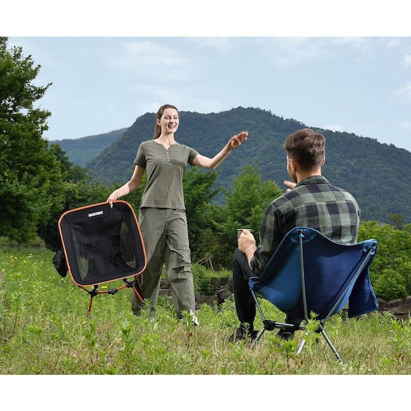 Primehome Folding Camping Chair Portable Metal Beach Chair for