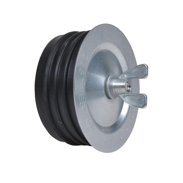 Econo-Grip 4 in. Galvanized Steel Test Plug