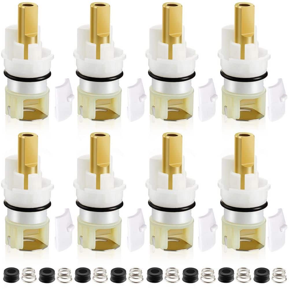 8 Pieces 0.93 in. x 1.89 in. Faucet Stem Assembly Repair Kit, Replacement Parts for Two Handle Bathroom Faucet Cartridge price history on PriceWatchPro