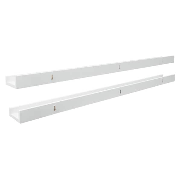 Home Depot Kiera Grace KG Edge Frame Ledge, Set of 4 floating shelves purchases