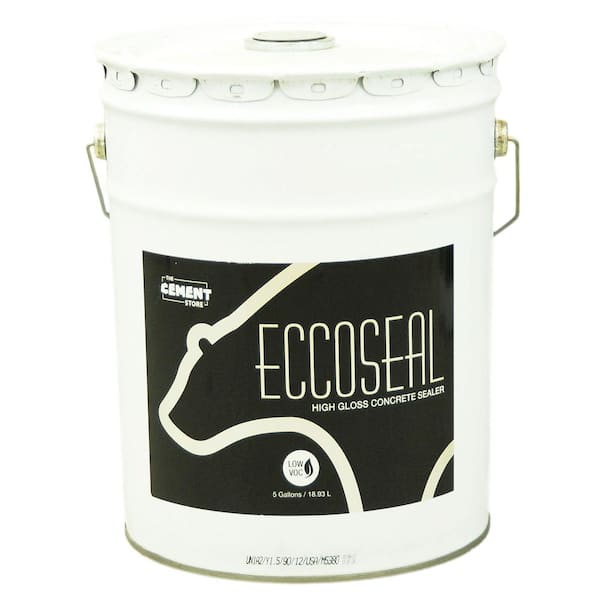 The Cement Store 5 gal. Porous Concrete and Masonry Solvent-Based Water Repellent Wear Coat Acrylic Concrete Sealer