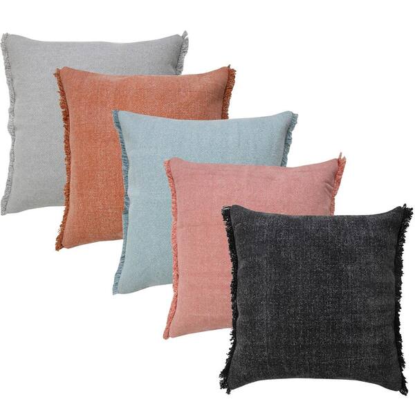 clay colored pillows