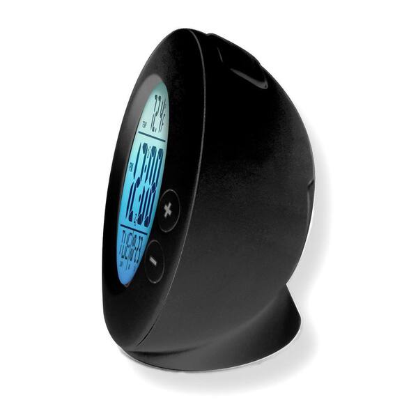 Westclox Digital Color Fade Alarm Clock, Black 72084B - The Home Depot