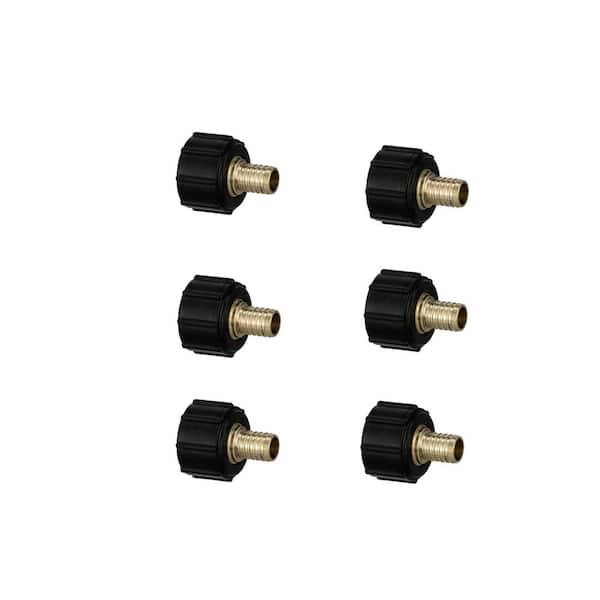 Manabloc 1/2 in. x 1/2 in. PB Brass Port Adapter (6-pack)