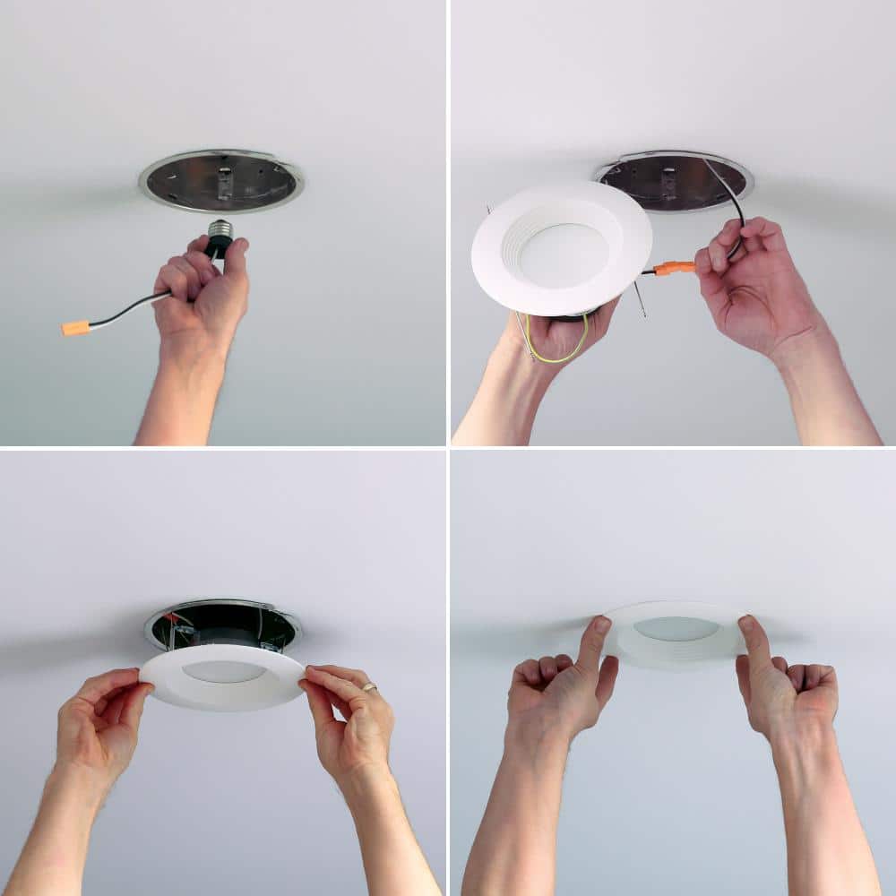 Halo Matte White 5-6 Inch LED Retrofit Recessed Lighting