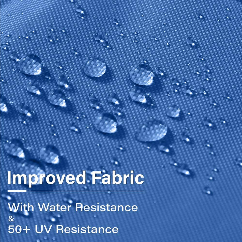 10 ft x 10 ft Blue Pop Up Canopy with Adjustable Height