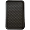 Stalwart Black 15 in. x 20 in. Eco-Friendly Polypropylene Utility