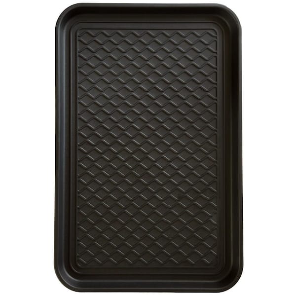 Stalwart 24 x 15-inch Black Eco Friendly Utility Boot Tray Mat