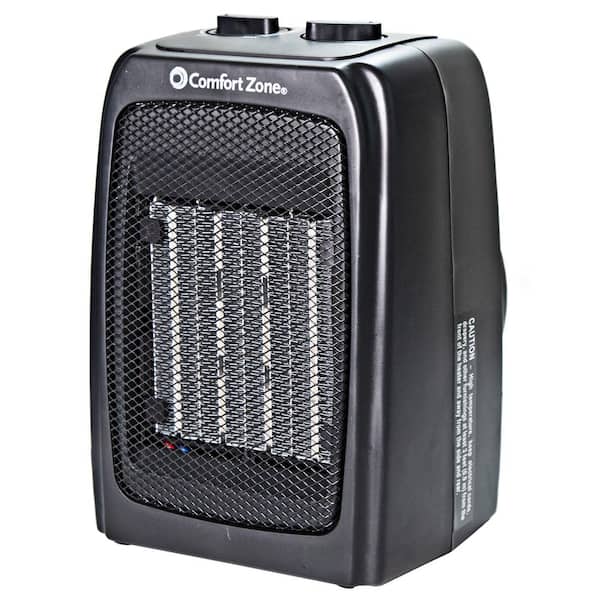 Comfort Zone Energy Save 1500-Watt Electric Ceramic Space Heater with Adjustable Thermostat