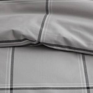 Window Pane Plaid Yarn-Dyed Cotton Percale Duvet Cover