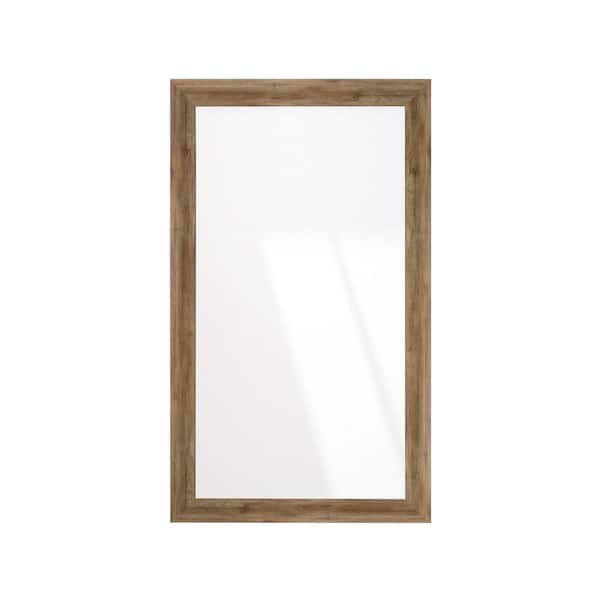 BrandtWorks 33 in. W x 61 in. H Americana Brown Rustic Sloped Wall